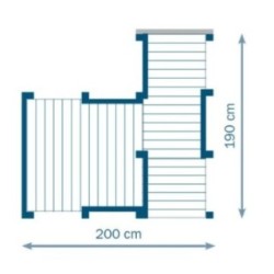 Parque infantil Masgames Penthouse XL+ Columpio