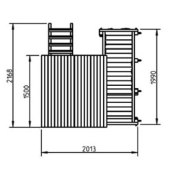 Parque infantil Masgames Penthouse XL+ Columpio
