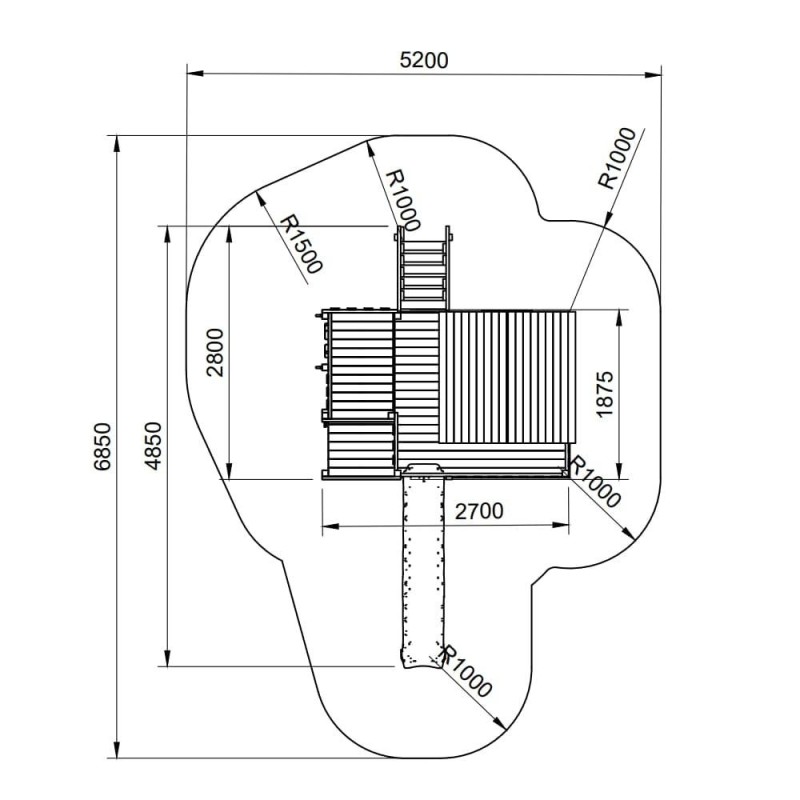 Parque infantil Masgames Siracusa XL