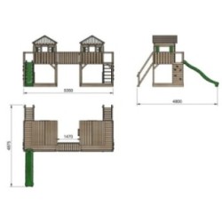 Parque infantil Masgames SUPERPOP XL