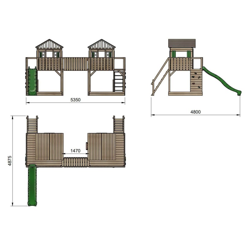 Parque infantil Masgames SUPERPOP XL