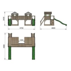 Parc infantil Masgames SUPERPOP L