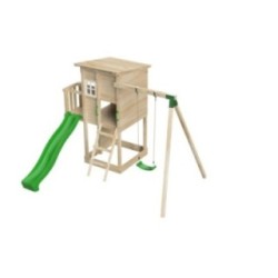 Parque infantil Masgames TAGA 2025 + Pared de escalada + Columpio