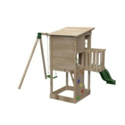 Parque infantil Masgames TAGA 2025 + Pared de escalada + Columpio