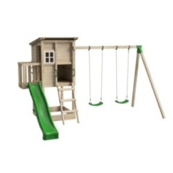 Parque infantil Masgames TAGA 2025 + Pared de escalada + Columpio