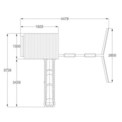 Parque infantil Masgames Teide XL + Columpio