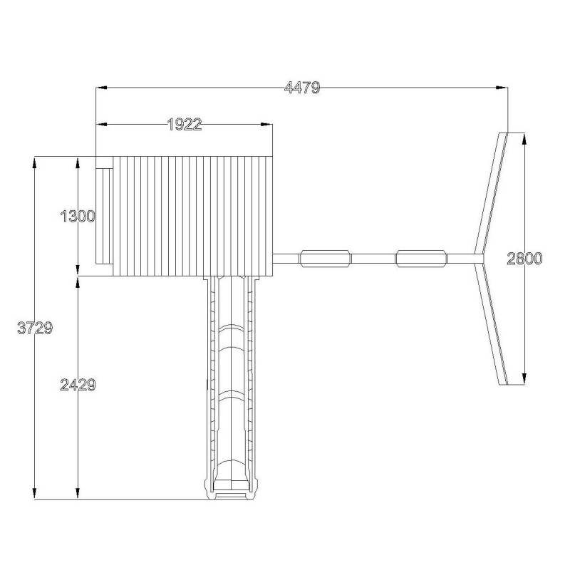 Parque infantil Masgames Teide XL + Columpio