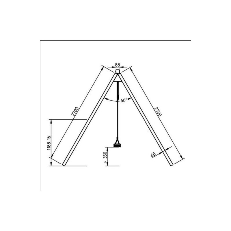 Parque infantil Masgames Teide XL + Columpio