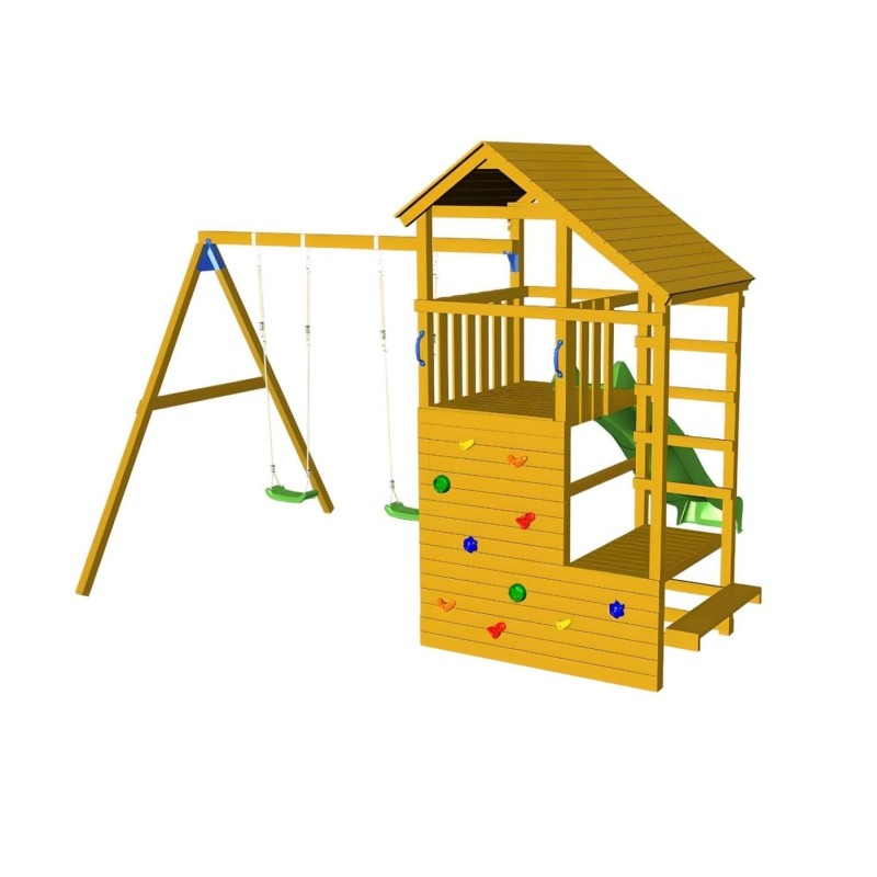 Parque infantil Masgames Teide XL + Columpio