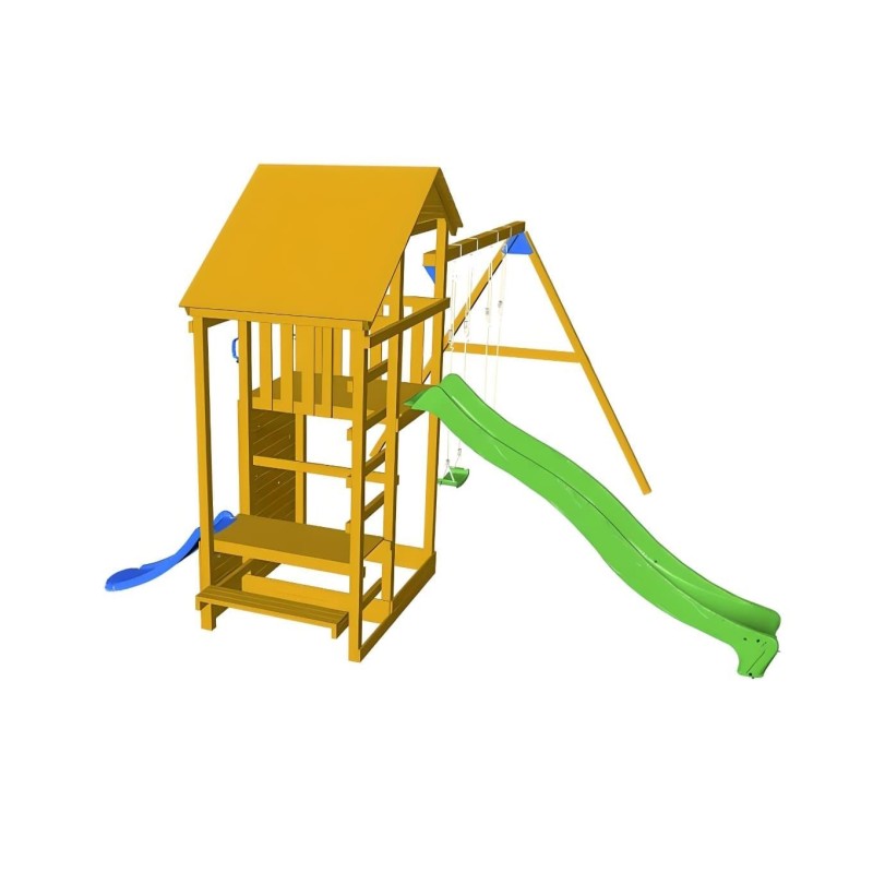 Parque infantil Masgames Teide XL + Columpio