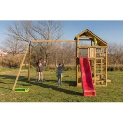 Parque infantil Masgames Teide XL + Columpio + Escalera de Mono