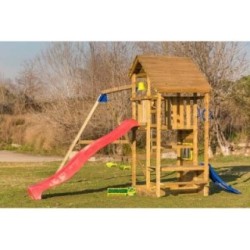 Parque infantil Masgames Teide XL + Columpio + Escalera de Mono