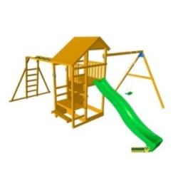 Parque infantil Masgames Teide XL + Columpio + Escalera de Mono