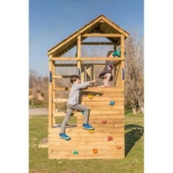 Parque infantil Masgames Teide XL + Columpio + Escalera de Mono