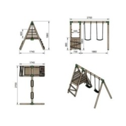 Parque infantil Masgames Tibet M