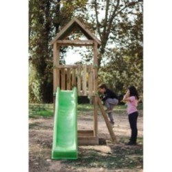 Parque infantil Masgames Tibidabo L con techo de lona + Columpio