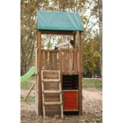 Parque infantil Masgames Tibidabo L con techo de lona + Columpio