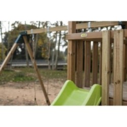 Parque infantil Masgames Tibidabo L con techo de lona + Columpio