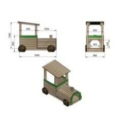 Parque infantil MASGAMES TREN PINXO