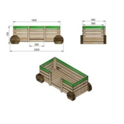 Parque infantil MASGAMES TREN PINXO