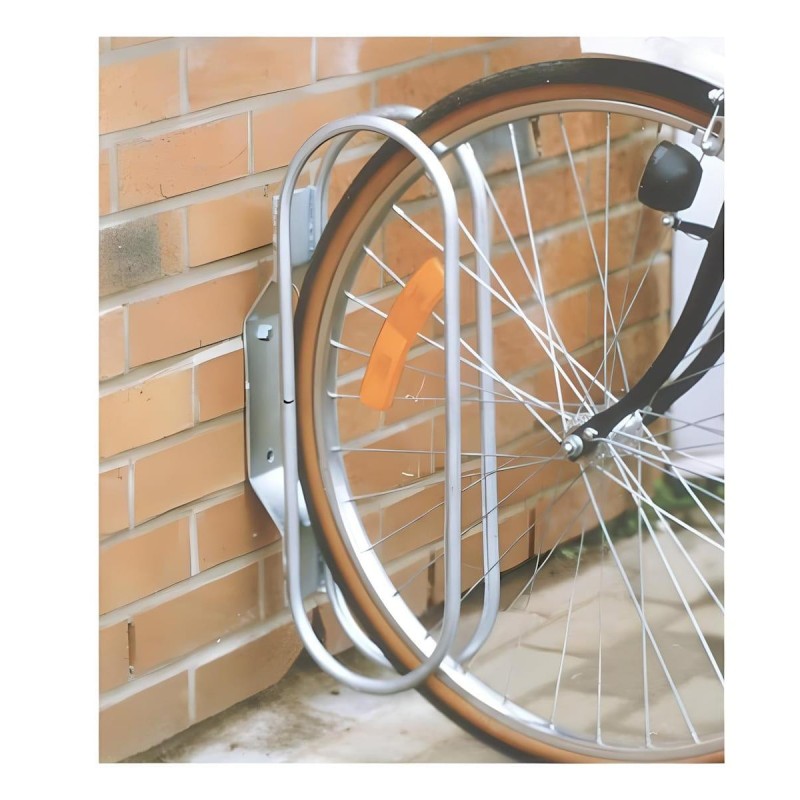 Aparcabicicletas mural fijo (Galvanizado)
