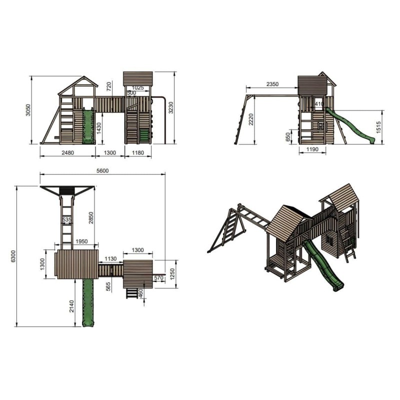 Parque infantil Masgames USHUAIA XL