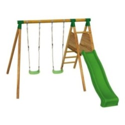 Parque infantil Masgames Mauna Loa L madera redonda