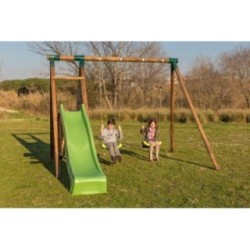 Parque infantil Masgames Mauna Loa L madera redonda