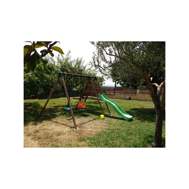 Parque infantil Masgames Mauna Loa L madera redonda