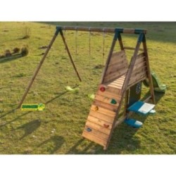 Parque infantil Masgames Mauna Loa Academy L + Rampa (madera redonda)