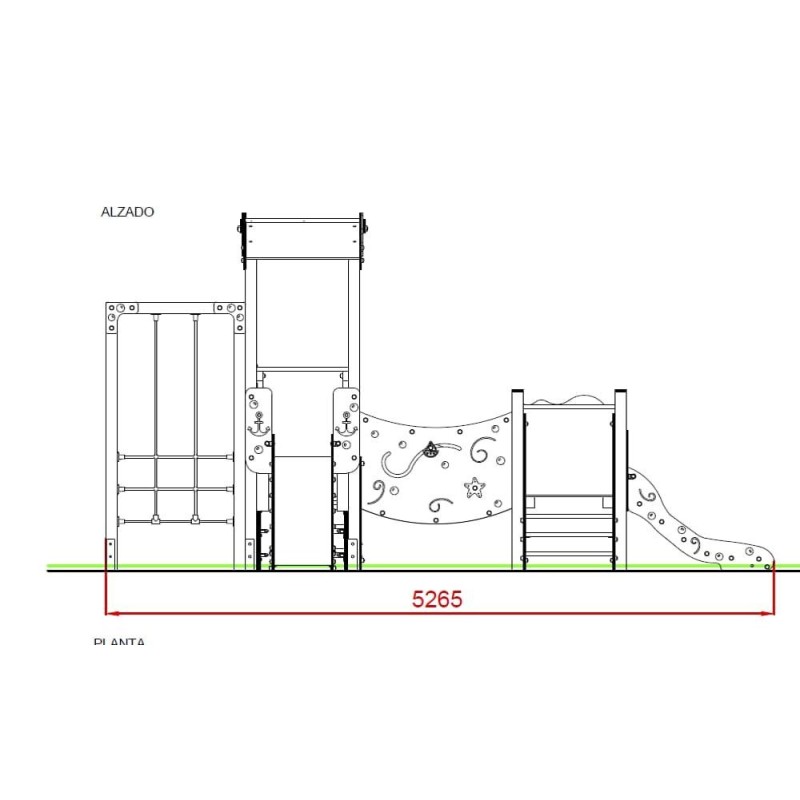 Parc infantil Metàl·lic TRACIA