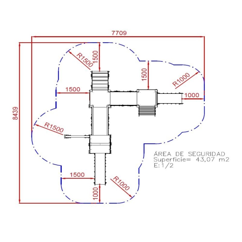 Parc infantil Metàl·lic TRACIA