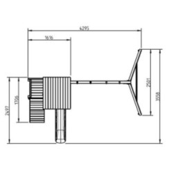 Parc infantil Masgames Cascade M + Gronxador