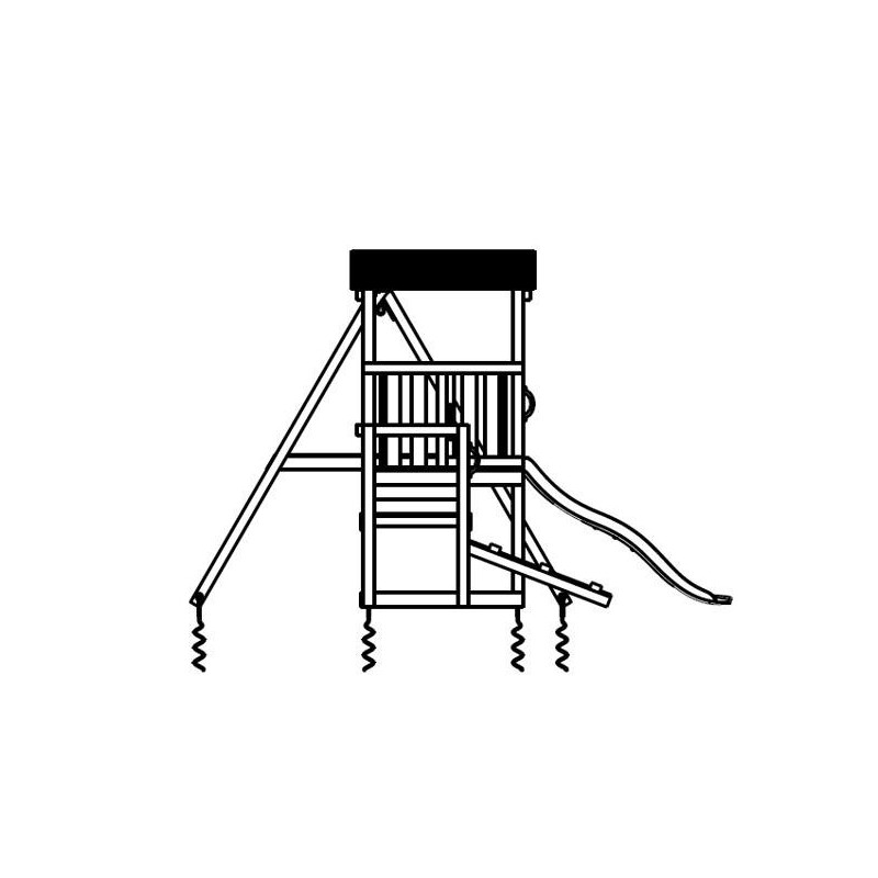 Parc infantil Masgames Cascade M + Gronxador