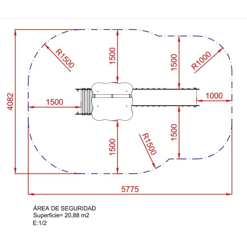 Parque infantil MINI SINGAPUR (torre escorrega)