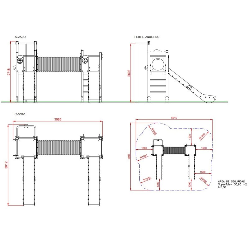 Parque infantil MULTI-DESPORTIVO