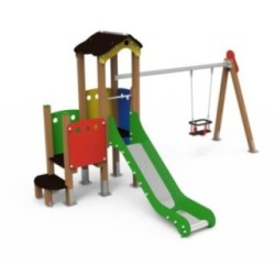 Parque infantil OSLO con columpio