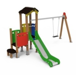 Parque infantil OSLO con columpio