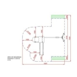 Parque infantil OSLO con columpio