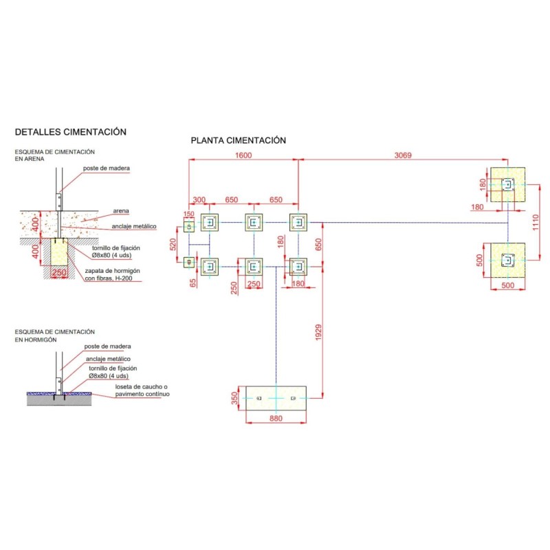 Parque infantil OSLO con columpio