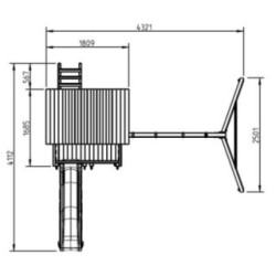 Parque infantil Masgames Pagoda L + Baloiço