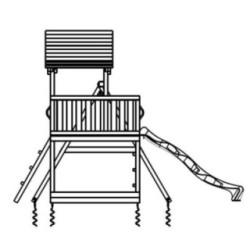 Parque infantil Masgames Pagoda L + Baloiço