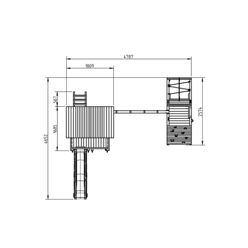Parque infantil Masgames Pagoda L + @Challenger
