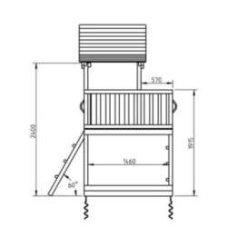 Parque infantil Masgames Pagoda L + @Challenger