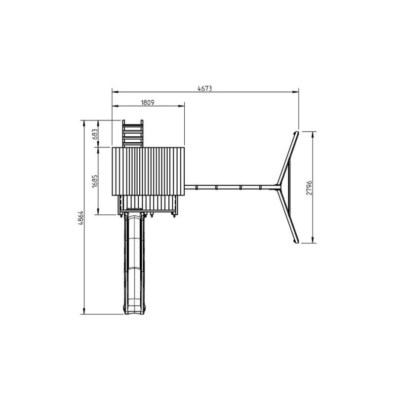 Parque infantil Masgames Pagoda XL + Columpio