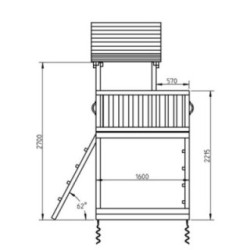 Parque infantil Masgames Pagoda XL + Columpio