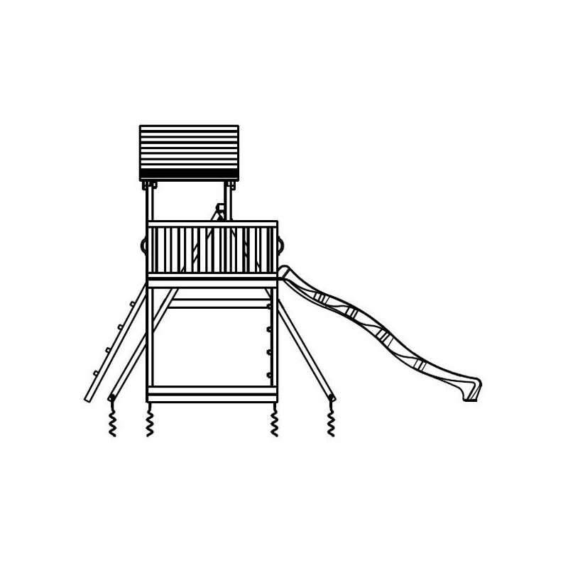 Parque infantil Masgames Pagoda XL + Columpio