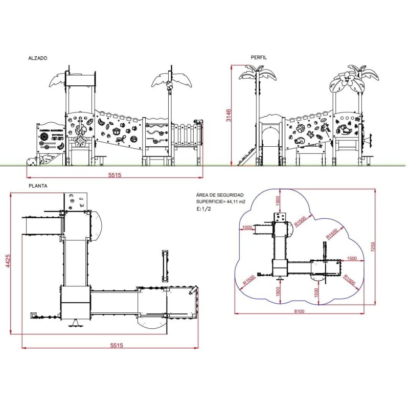 Parque infantil SELVA LACANDONA