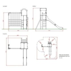 Parque infantil SHANGAI metálico