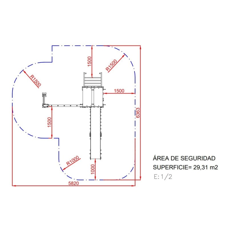 Parque infantil SHANGAI metálico
